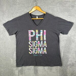 Phi Sigma Sigma Frisky‎ Script Sorority T-Shirt Comfort Colors Shirt